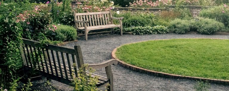 Picture of Benches, path & gardens for Patriot Lawn Care by Patriot Landscape Co.